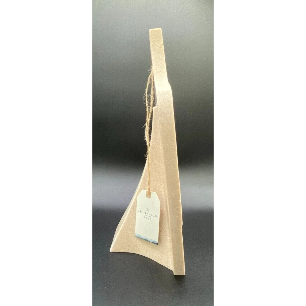 Poly-Resin Tan Necklace Display by Artisan De Luxe Home Great Condition